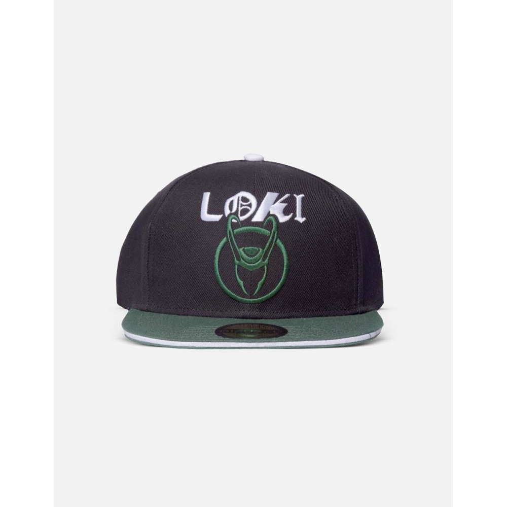 Marvel Loki - Logo Snapback Pet - Zwart/Groen